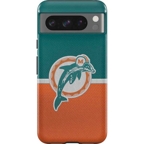NFL Miami Dolphins Vintage Google Pixel 8 Pro Impact Case